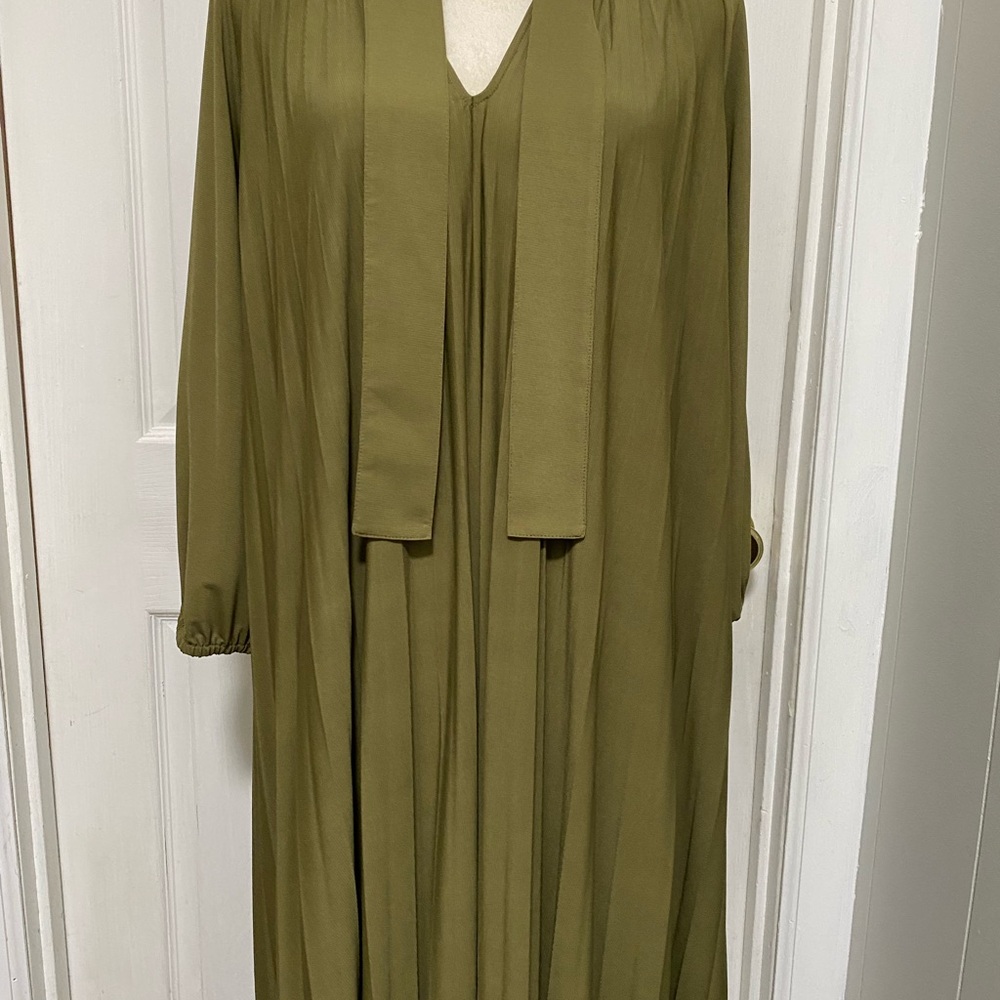 Marella Circo Green Dress With Belt - Picture 7 of 9
